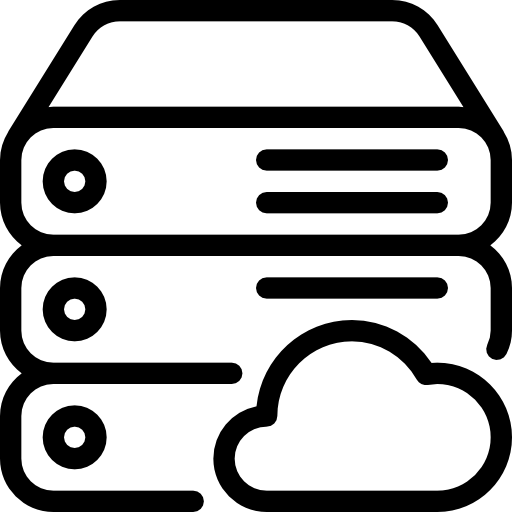 Server infrastructure icon