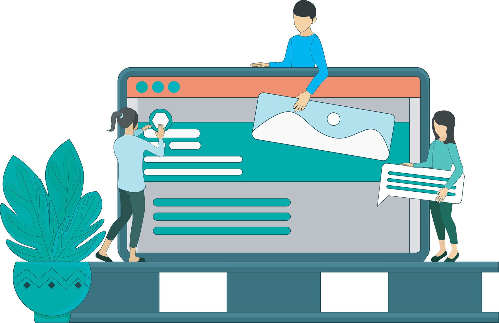 AI-driven services illustration